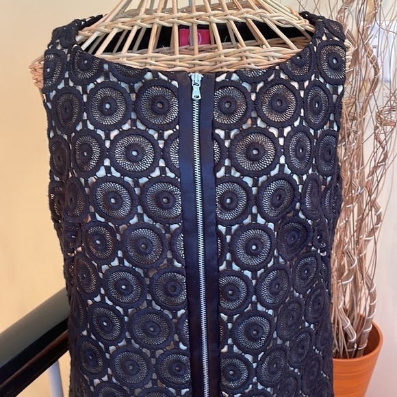 Douglas Hannant made in USA. Black dress with gold lining - Picture 2 of 12